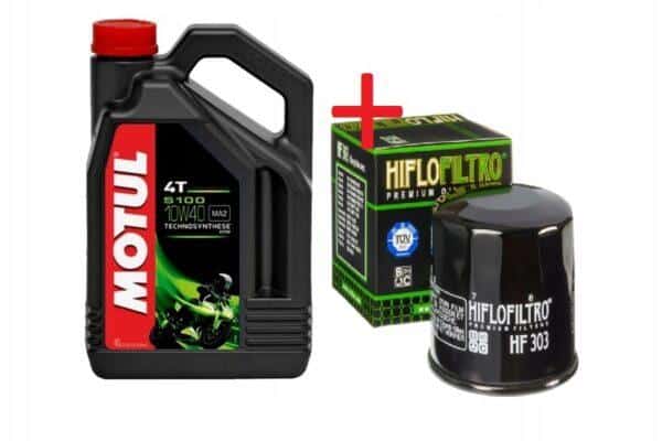 OLEJ MOTUL 5100 + FILTR HONDA CBR 600 F4 99-00r