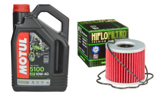 OLEJ MOTUL + FILTR OLEJU HF133 SUZUKI GS500 88-06r