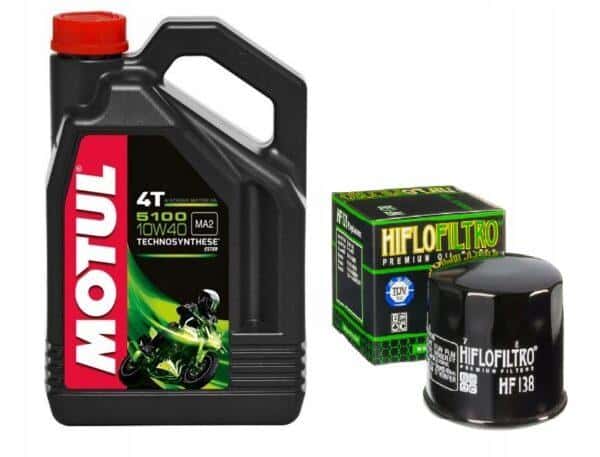 OLEJ MOTUL + FILTR Suzuki LT-A750 KingQuad 08-19r