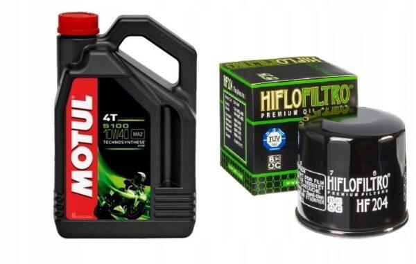 OLEJ MOTUL + FILTR YAMAHA YZF-R6 2006-2020r